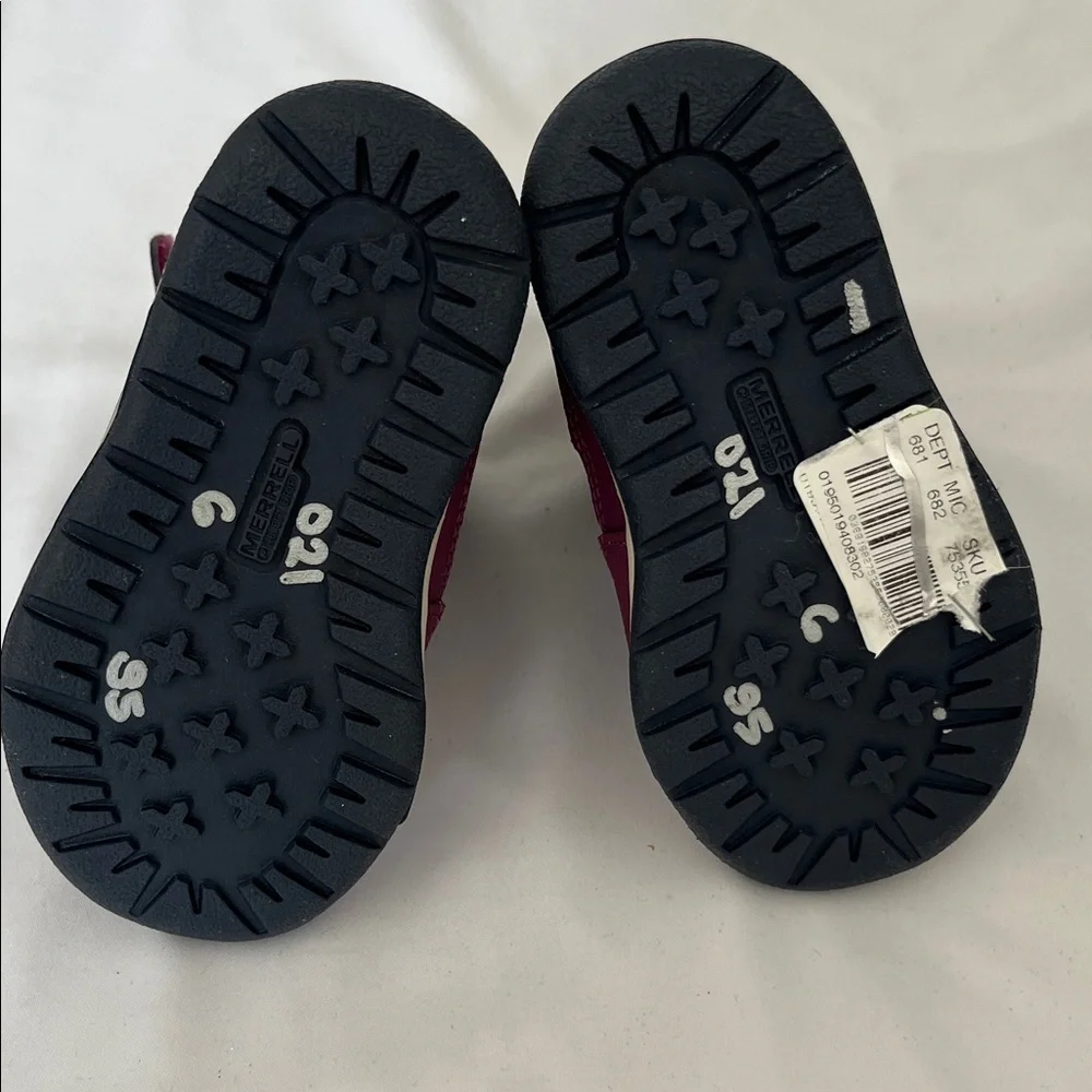 Merrell Kids' Burgundy and Black Boots